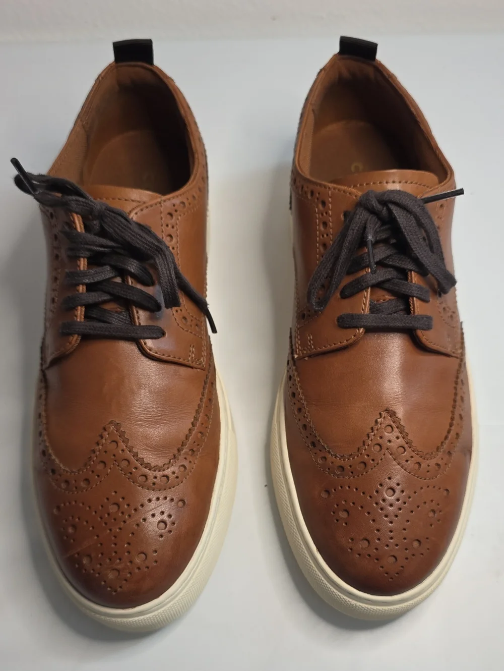 COLE HAAN GRAND SERIES WINSLOW WINGTIP LEATHER SNEAKERS C35600 MENS SIZE 9.5